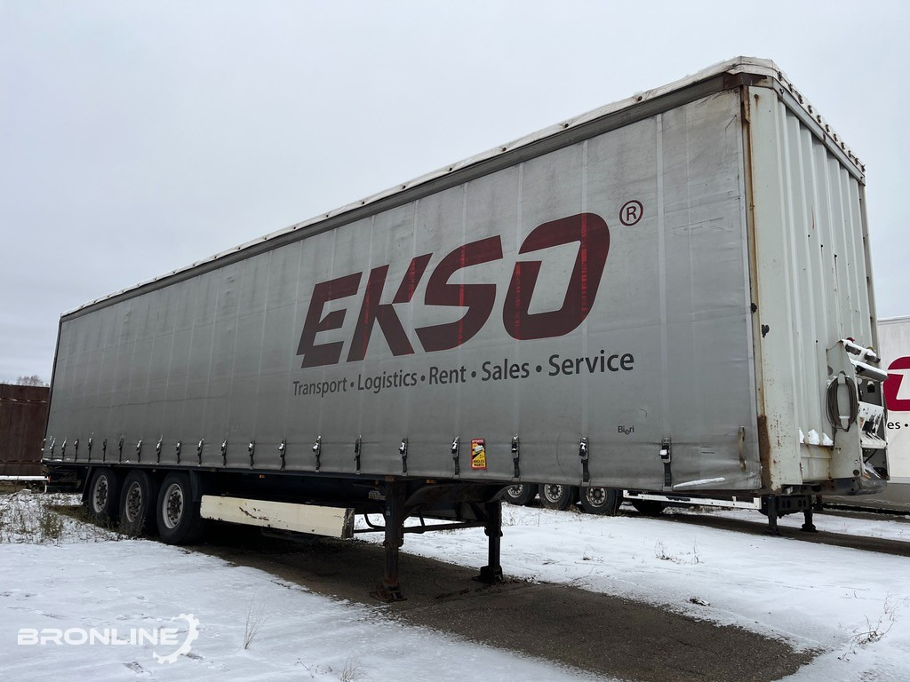 2006 KRONE SDP 27ELB2-CS curtain side semi-trailer - Tenta puspiekabe: foto 1 2006 KRONE SDP 27ELB2-CS curtain side semi-trailer - Tenta puspiekabe: foto 1