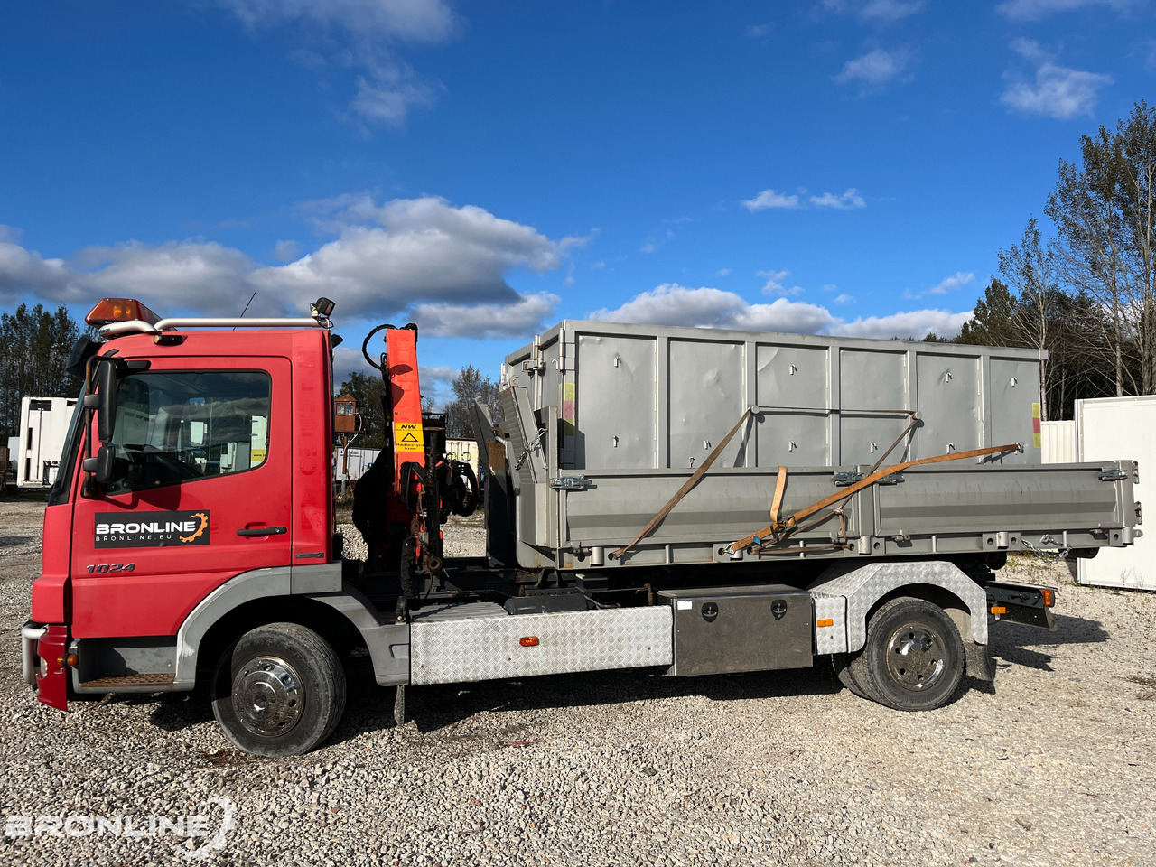 2007 Mercedes-Benz Atego 1024 Crane+Winch+Hooklift - Pacēlājs ar āķi, Kravas auto ar manipulatoru: foto 3 2007 Mercedes-Benz Atego 1024 Crane+Winch+Hooklift - Pacēlājs ar āķi, Kravas auto ar manipulatoru: foto 3