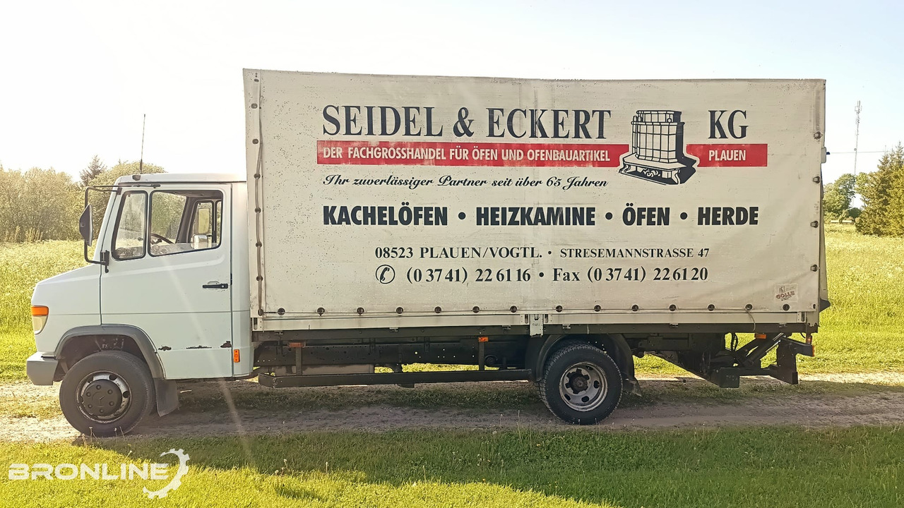 Mercedes-Benz Vario 812 4x2 tent box + lift N2 - Kravas automašīna ar tentu: foto 2 Mercedes-Benz Vario 812 4x2 tent box + lift N2 - Kravas automašīna ar tentu: foto 2
