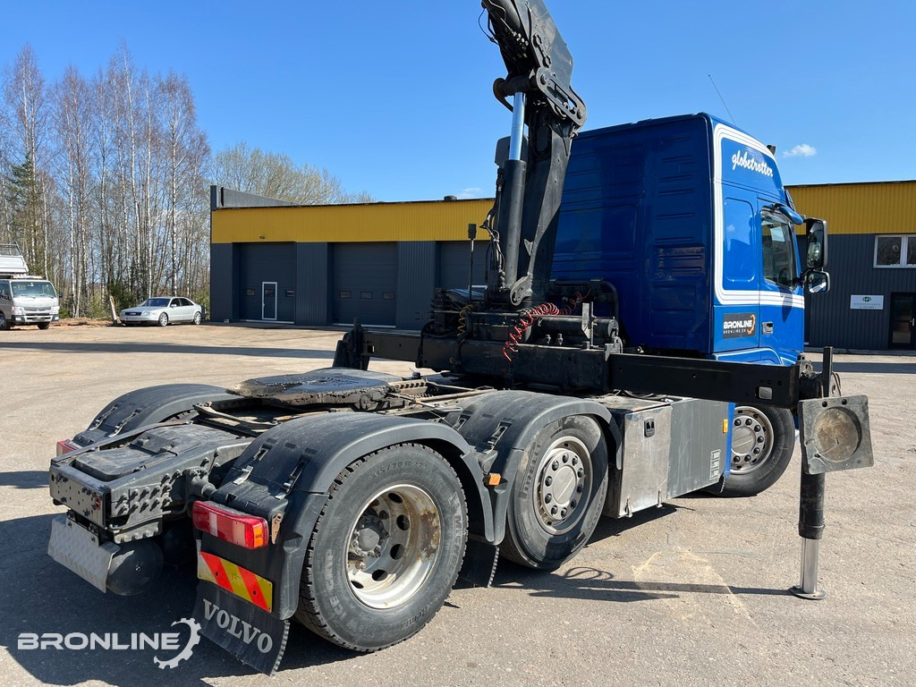 2008 VOLVO FM440 6x2+HIAB Crane+Platform trailer - Vilcējs, Bortu puspiekabe/ Platforma: foto 5 2008 VOLVO FM440 6x2+HIAB Crane+Platform trailer - Vilcējs, Bortu puspiekabe/ Platforma: foto 5