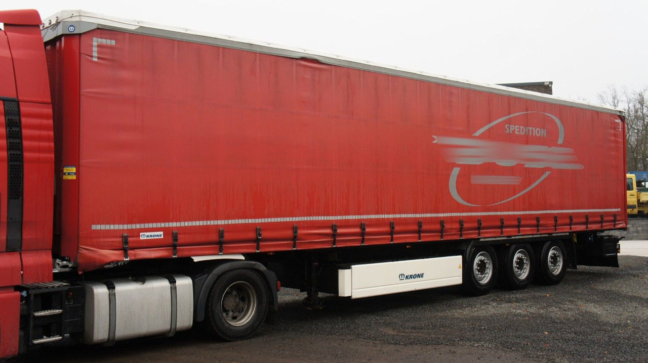 Krone SD Pritsche + Plane Liftachse - Tenta puspiekabe: foto 1 Krone SD Pritsche + Plane Liftachse - Tenta puspiekabe: foto 1