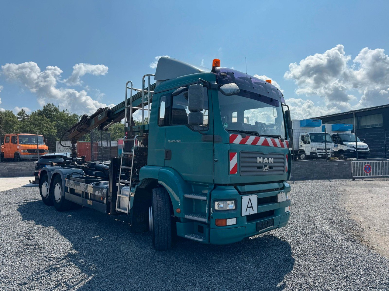 MAN TGA 26.360 Kran TeRex Multilift Fernbedienung - Pacēlājs ar āķi, Kravas auto ar manipulatoru: foto 5 MAN TGA 26.360 Kran TeRex Multilift Fernbedienung - Pacēlājs ar āķi, Kravas auto ar manipulatoru: foto 5