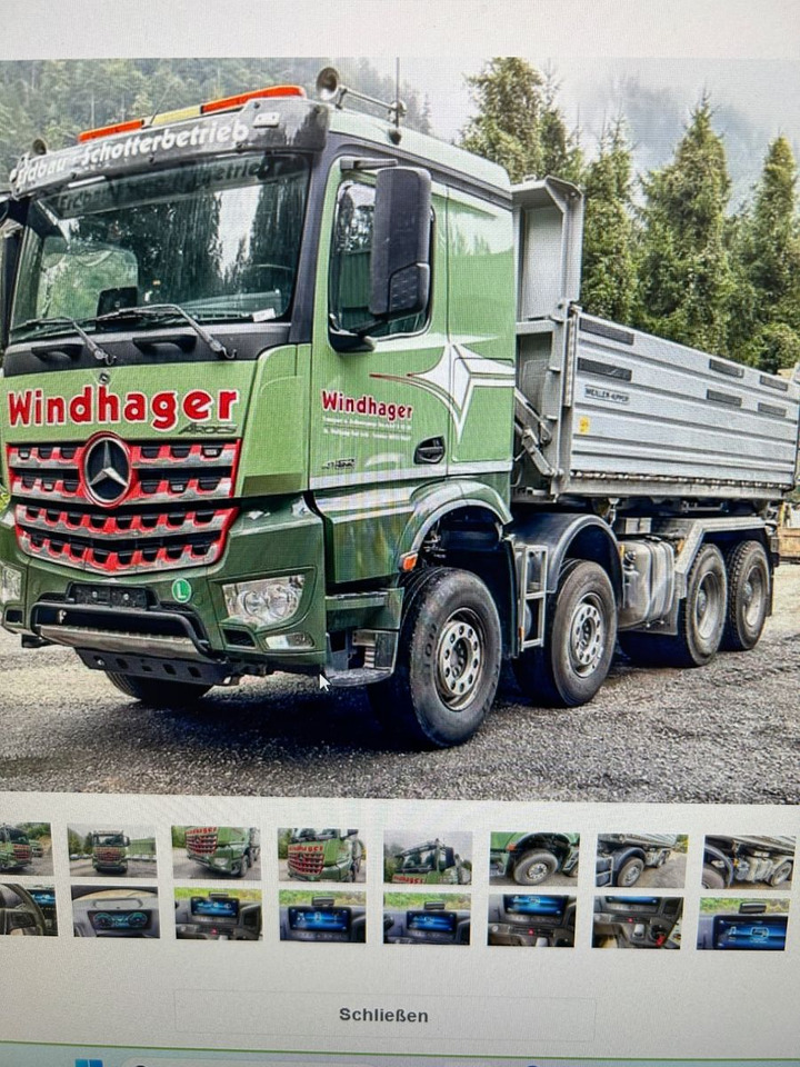 Mercedes-Benz Arocs 4152 8x4 BB  Meiller Special Kipper - Kravas automašīna pašizgāzējs: foto 1 Mercedes-Benz Arocs 4152 8x4 BB  Meiller Special Kipper - Kravas automašīna pašizgāzējs: foto 1