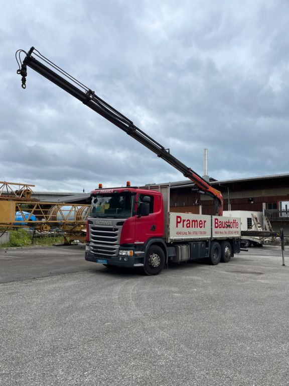 Scania G 410 LG 6x2 Kran Palfinger 20001 Scania G 410 LG 6x2 Kran Palfinger 20001 - Bortu kravas automašīna/ Platforma, Kravas auto ar manipulatoru: foto 1 Scania G 410 LG 6x2 Kran Palfinger 20001 Scania G 410 LG 6x2 Kran Palfinger 20001 - Bortu kravas automašīna/ Platforma, Kravas auto ar manipulatoru: foto 1