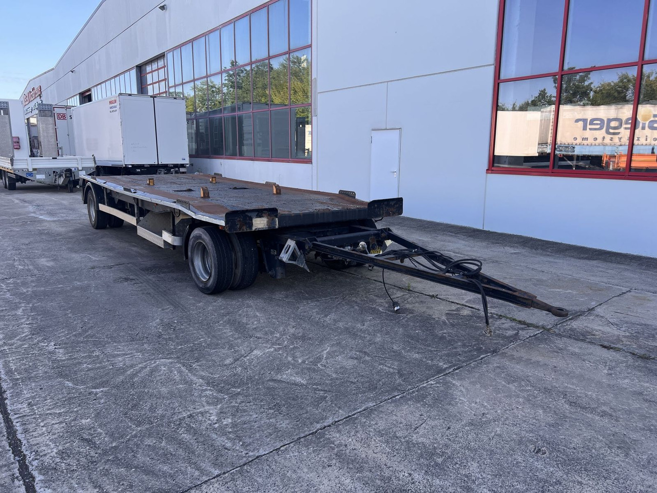 2 Achs Kombi- Anhänger für Abroll- oder Absetzm - Multilift/ Būvgružu konteinera piekabe: foto 2 2 Achs Kombi- Anhänger für Abroll- oder Absetzm - Multilift/ Būvgružu konteinera piekabe: foto 2