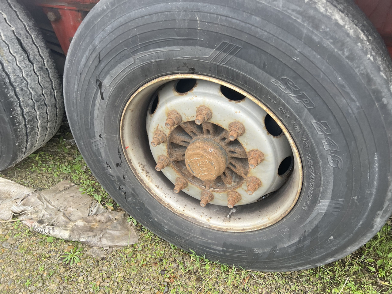 Bortu puspiekabe/ Platforma Fliegl SDS350  3 Achs Sattelauflieger: foto 7