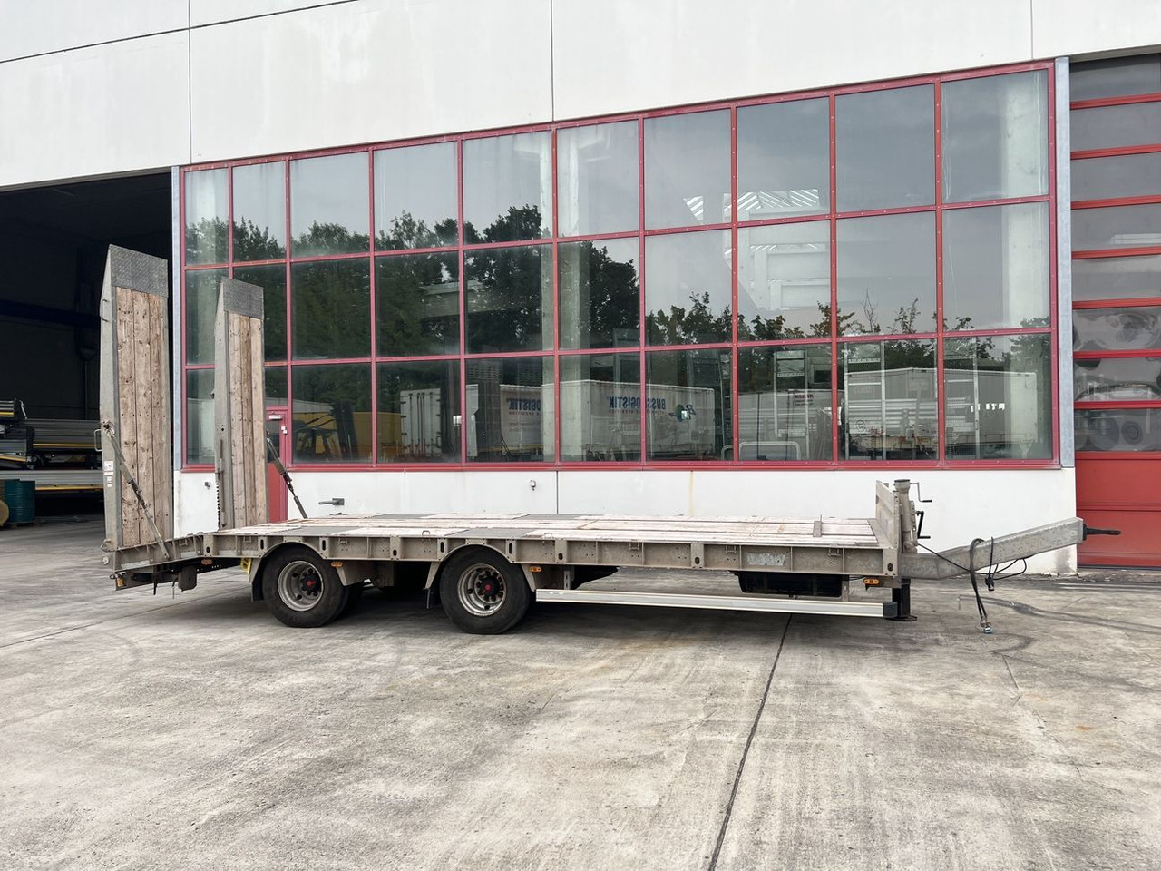 Piekabe zema profila platforma Humbaur  21 t Tandemtieflader: foto 1