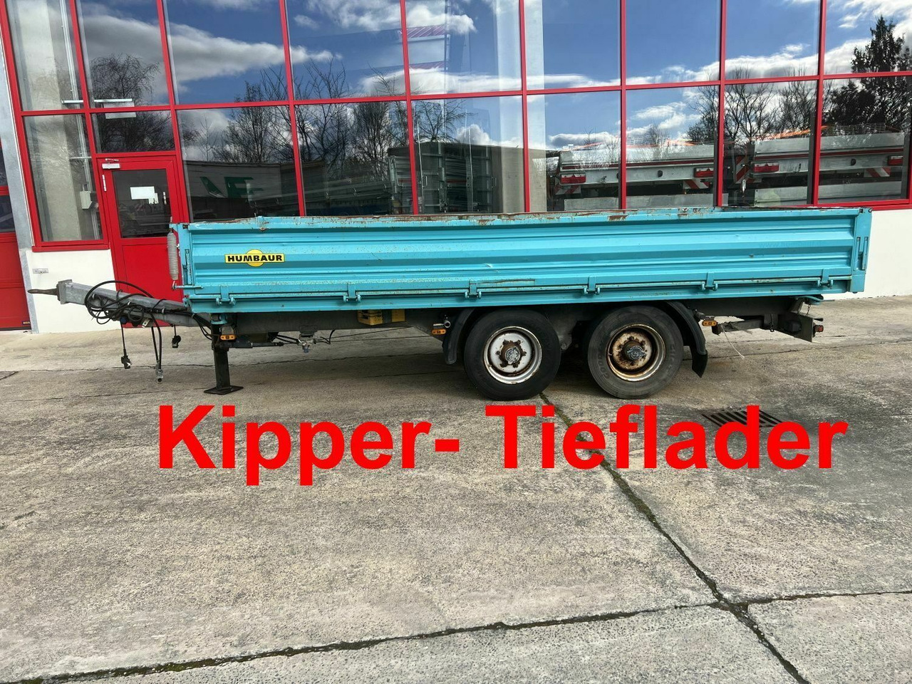 Humbaur Tandem Kipper- Tieflader - Piekabe pašizgāzējs: foto 1 Humbaur Tandem Kipper- Tieflader - Piekabe pašizgāzējs: foto 1