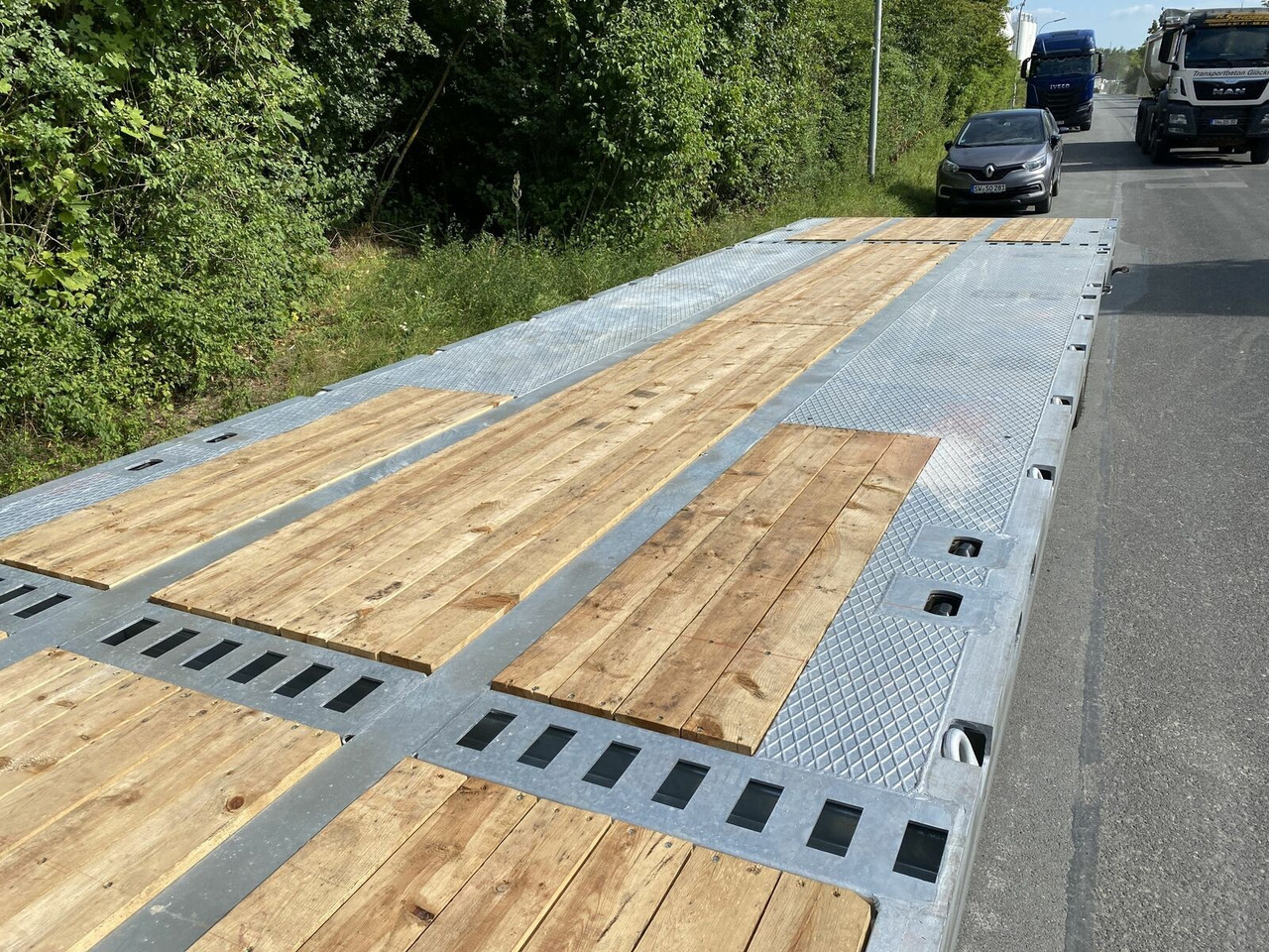 Möslein 3 Achs Tieflader für Fertigteile, Maschinen, Co - Bortu puspiekabe/ Platforma: foto 4 Möslein 3 Achs Tieflader für Fertigteile, Maschinen, Co - Bortu puspiekabe/ Platforma: foto 4