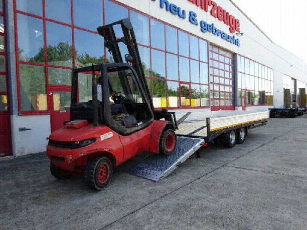 Piekabe zema profila platforma Möslein  Neuer 13 t GG Tandemtieflader mit Breiten Rampe: foto 6