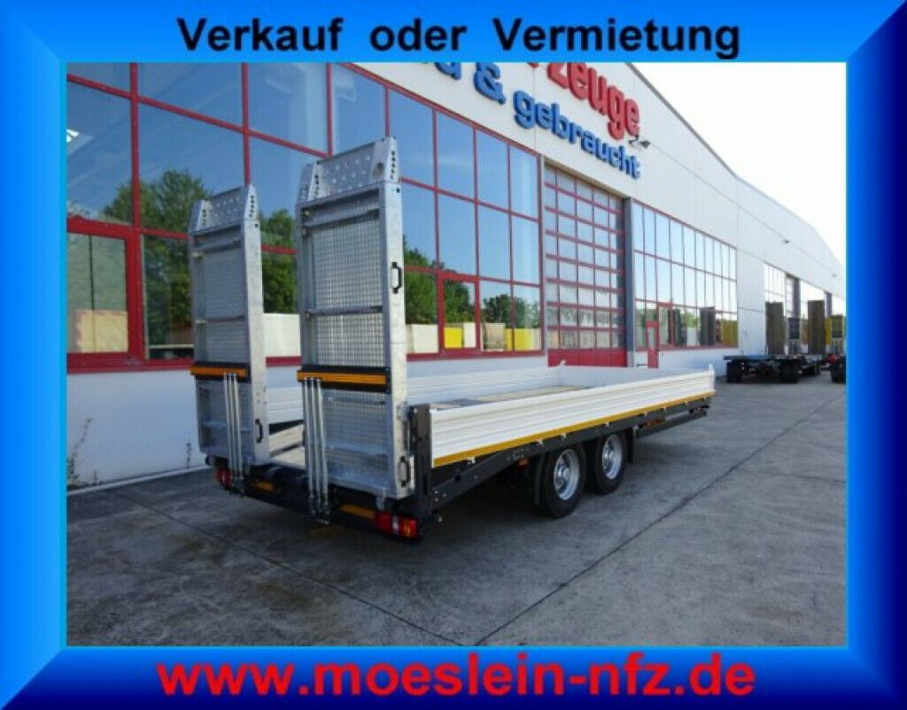 Piekabe zema profila platforma Möslein  Neuer 13 t GG Tandemtieflader mit Breiten Rampe: foto 8