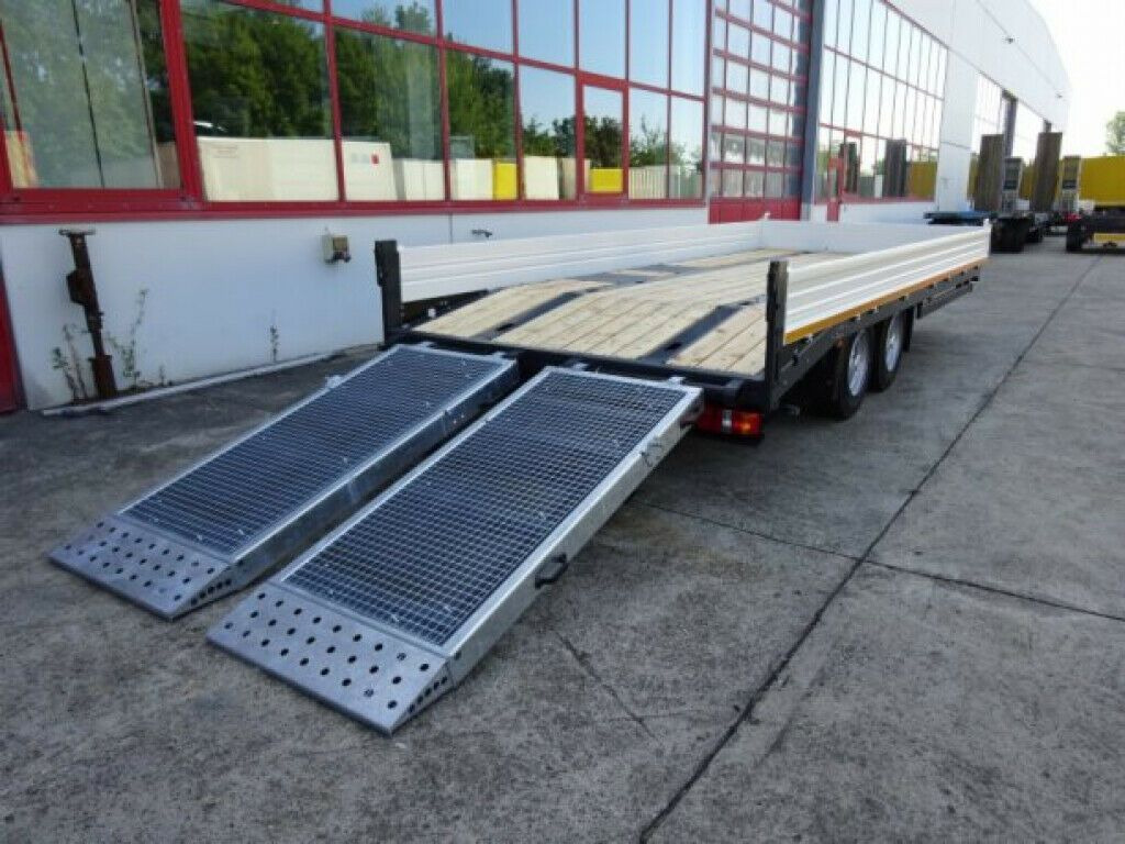 Piekabe zema profila platforma Möslein  Neuer 13 t GG Tandemtieflader mit Breiten Rampe: foto 7