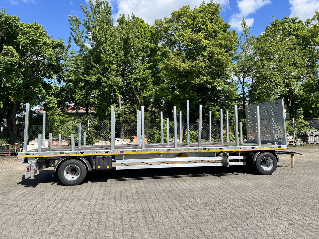 Möslein T 2 Plato 7,60 m 2 Achs Jumbo- Plato- Anhänger - Bortu piekabe/ Platforma: foto 4 Möslein T 2 Plato 7,60 m 2 Achs Jumbo- Plato- Anhänger - Bortu piekabe/ Platforma: foto 4