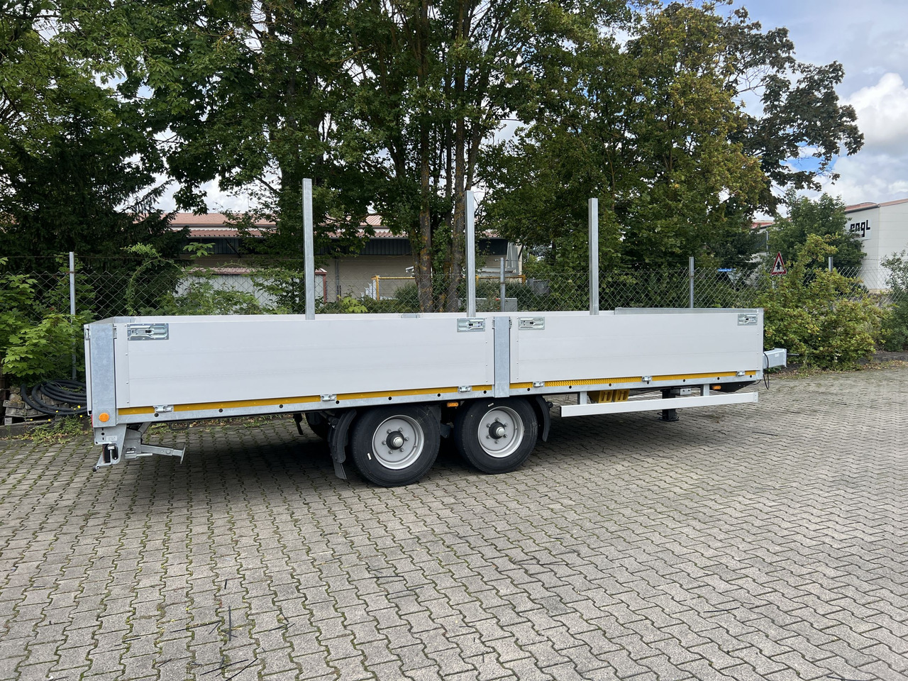 Möslein THT 11- G 7,2 Tandem- Pritschenanhänger- Tieflader - Bortu piekabe/ Platforma: foto 1 Möslein THT 11- G 7,2 Tandem- Pritschenanhänger- Tieflader - Bortu piekabe/ Platforma: foto 1