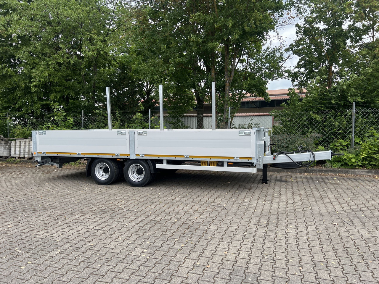 Möslein THT 14,4 G 6,2 L 14,4 t Tandem- Pritschenanhänger- Tieflader - Bortu piekabe/ Platforma: foto 1 Möslein THT 14,4 G 6,2 L 14,4 t Tandem- Pritschenanhänger- Tieflader - Bortu piekabe/ Platforma: foto 1