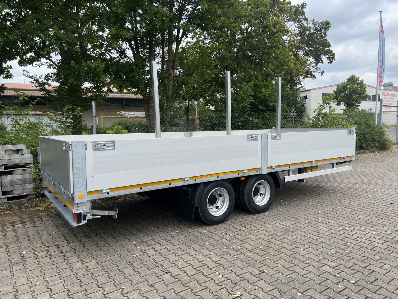 Möslein THT 14,4 G 7,20 L 14,4 t Tandem- Pritschenanhänger- Tieflader - Bortu piekabe/ Platforma: foto 4 Möslein THT 14,4 G 7,20 L 14,4 t Tandem- Pritschenanhänger- Tieflader - Bortu piekabe/ Platforma: foto 4