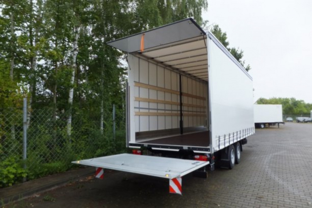Möslein TPS 11 DL 7,30 neuer Planenanhänger, Ladebordwand + Durchladbar - Piekabe ar tentu: foto 3 Möslein TPS 11 DL 7,30 neuer Planenanhänger, Ladebordwand + Durchladbar - Piekabe ar tentu: foto 3