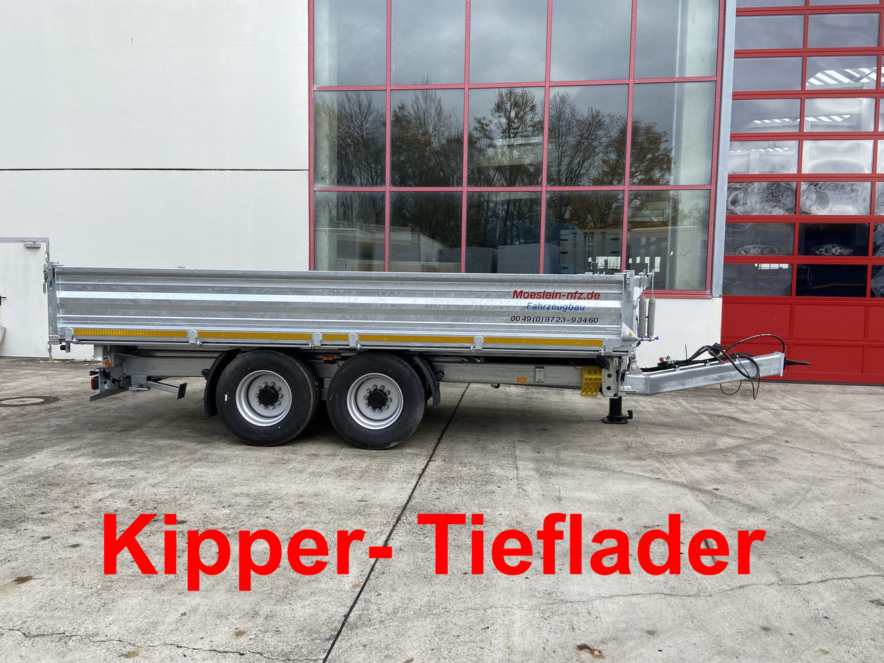 Möslein TTD 14 5,70 m 14 t Kipper Tieflader 5,70 m lang, Breite Reifen-- Neufahrzeug -- - Piekabe pašizgāzējs: foto 5 Möslein TTD 14 5,70 m 14 t Kipper Tieflader 5,70 m lang, Breite Reifen-- Neufahrzeug -- - Piekabe pašizgāzējs: foto 5
