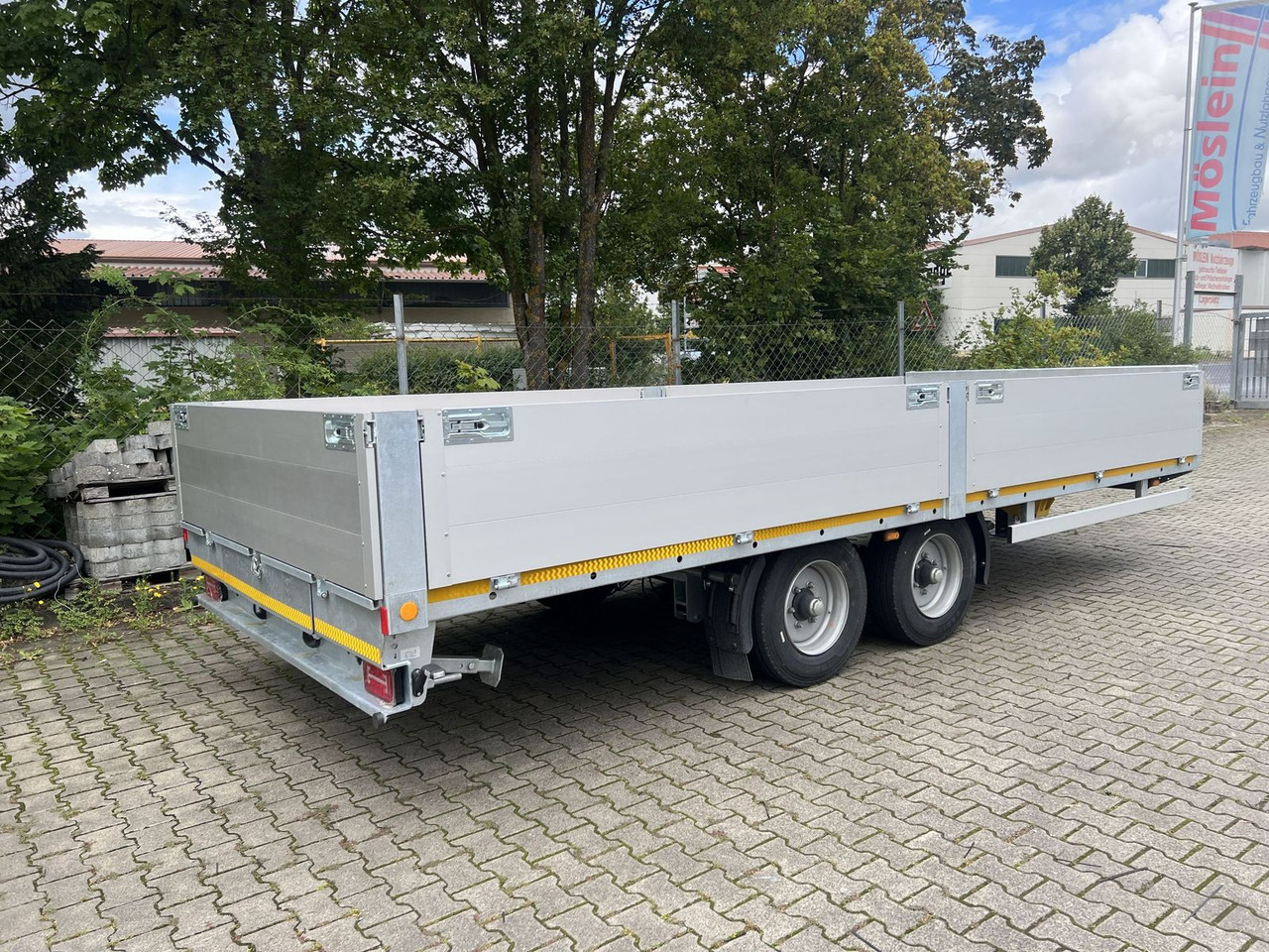 Piekabe zema profila platforma Möslein  Tandem- Pritschenanhänger- Tieflader: foto 12