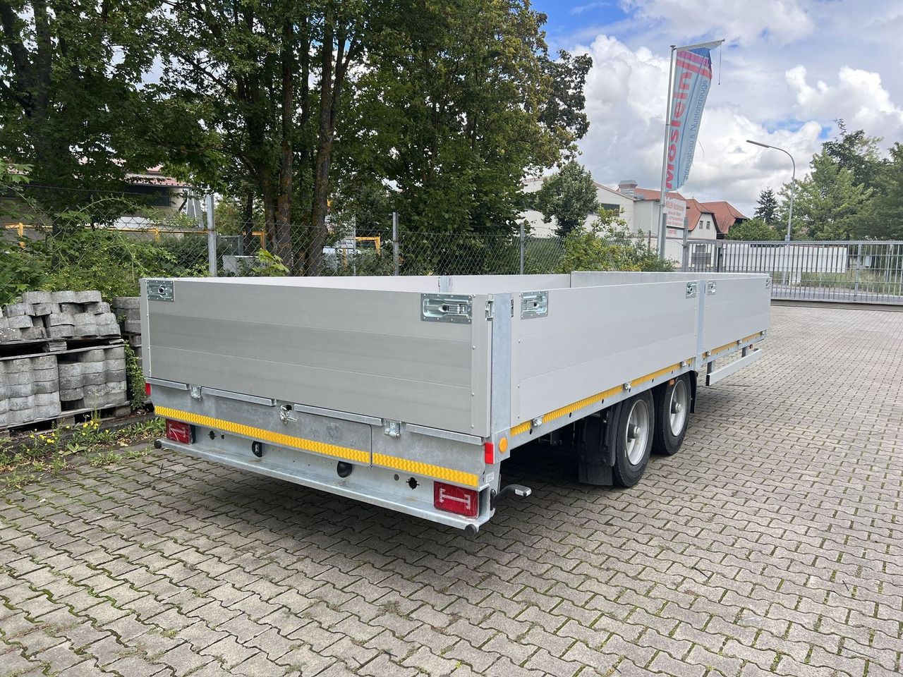 Piekabe zema profila platforma Möslein  Tandem- Pritschenanhänger- Tieflader: foto 13