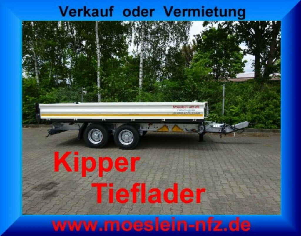 Möslein neuer Tandem 3- Seitenkipper Tieflader-- Neufah - Piekabe pašizgāzējs: foto 2 Möslein neuer Tandem 3- Seitenkipper Tieflader-- Neufah - Piekabe pašizgāzējs: foto 2
