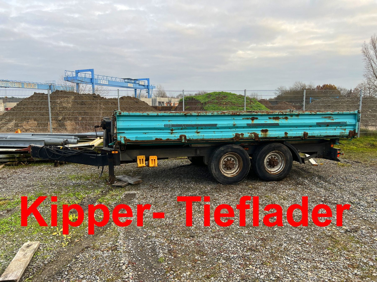 Obermaier 14 14 t Tandemkipper- Tieflader - Piekabe pašizgāzējs: foto 1 Obermaier 14 14 t Tandemkipper- Tieflader - Piekabe pašizgāzējs: foto 1