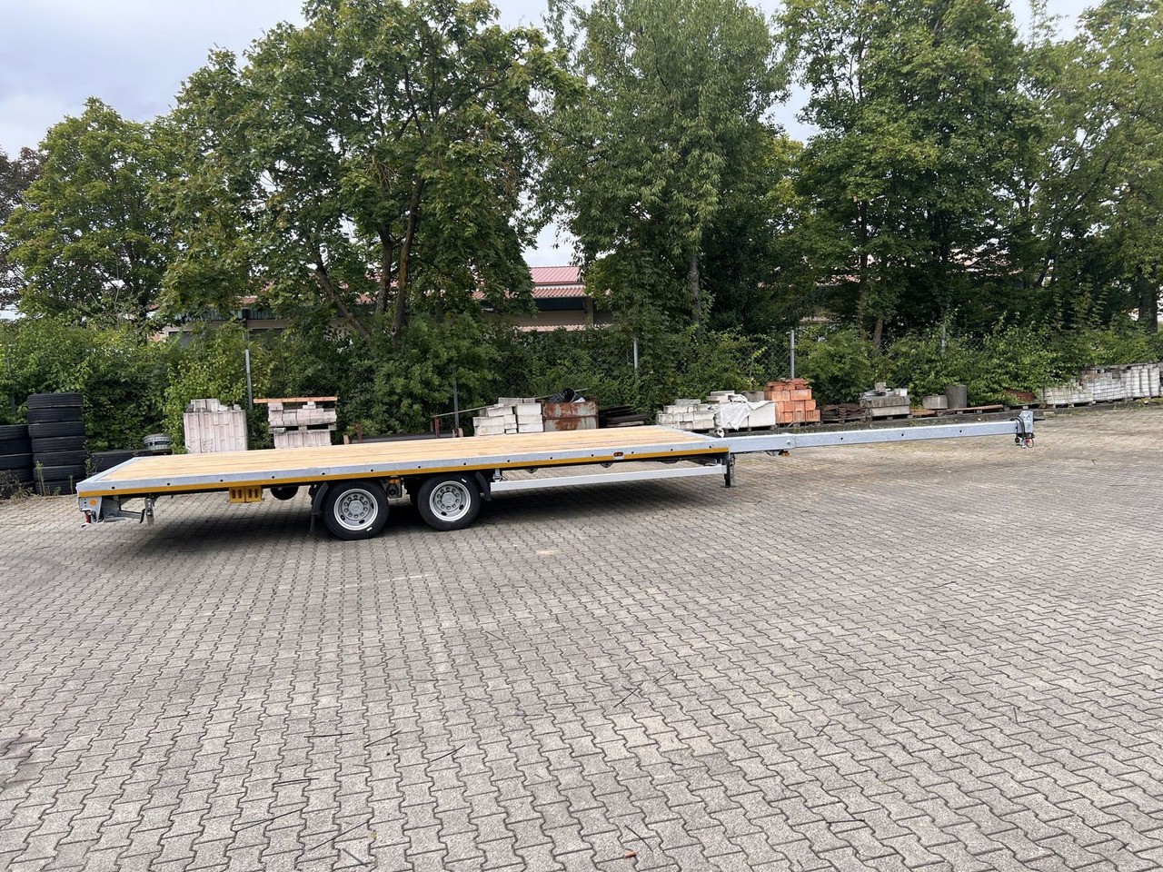 Möslein 13,9 t Tandemanhänger- Tieflader, ausziehbar - Puspiekabe: foto 5 Möslein 13,9 t Tandemanhänger- Tieflader, ausziehbar - Puspiekabe: foto 5