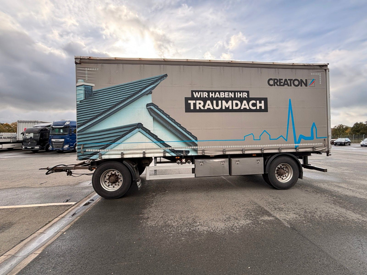 AZP18 Plane + Staplerhalterung - Piekabe ar tentu: foto 1 AZP18 Plane + Staplerhalterung - Piekabe ar tentu: foto 1