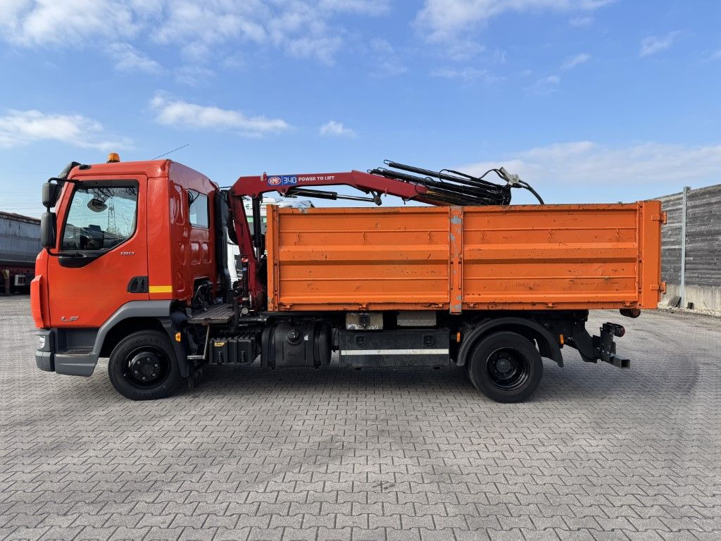 DAF FA LF 180 8t / Abrollkipper, Ladekran Containe - Pacēlājs ar āķi, Kravas auto ar manipulatoru: foto 1 DAF FA LF 180 8t / Abrollkipper, Ladekran Containe - Pacēlājs ar āķi, Kravas auto ar manipulatoru: foto 1