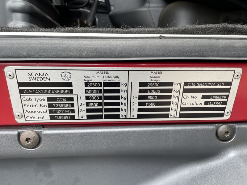 Kravas auto ar manipulatoru Scania T114-340 TORPEDO + KRAAN: foto 12
