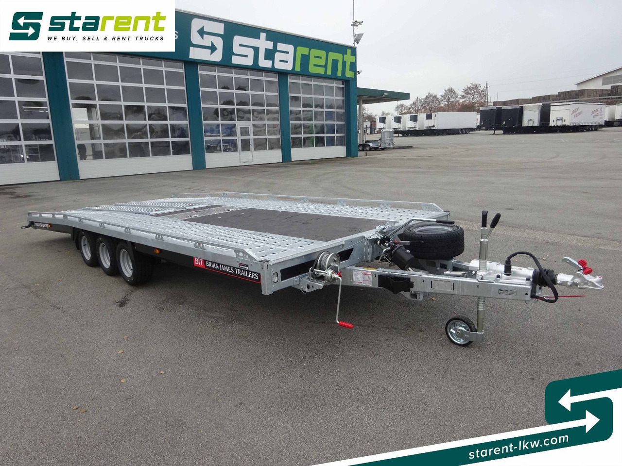 Brian James Trailers T-Transporter, Rampen, Kippbar - Piekabe autovedējs: foto 3 Brian James Trailers T-Transporter, Rampen, Kippbar - Piekabe autovedējs: foto 3