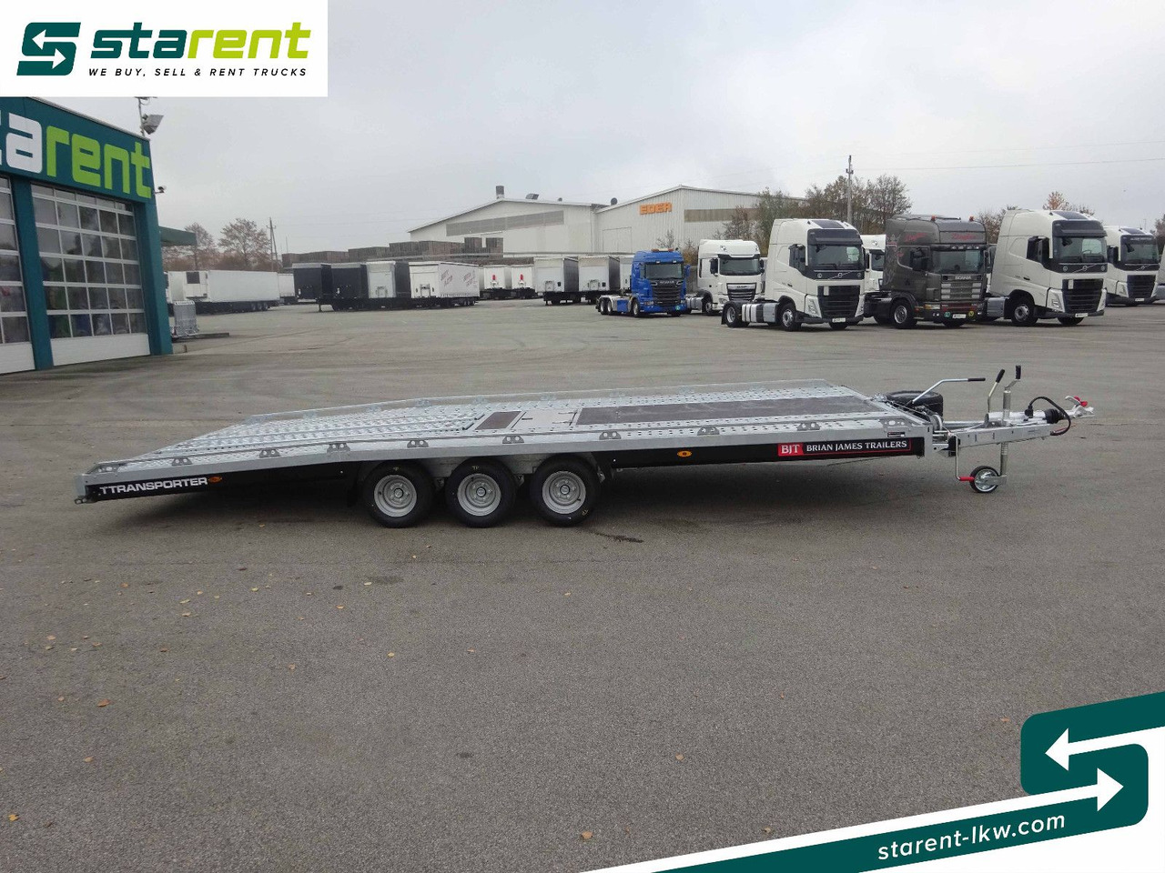 Brian James Trailers T-Transporter, Rampen, Kippbar - Piekabe autovedējs: foto 4 Brian James Trailers T-Transporter, Rampen, Kippbar - Piekabe autovedējs: foto 4