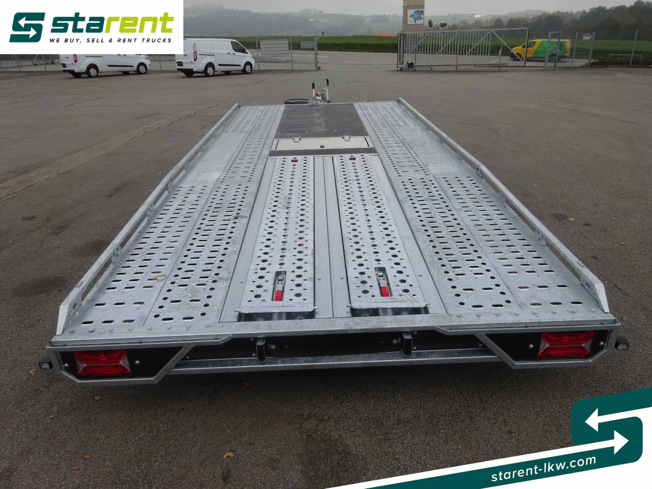 Piekabe autovedējs Brian James Trailers T-Transporter, Rampen, Kippbar: foto 19