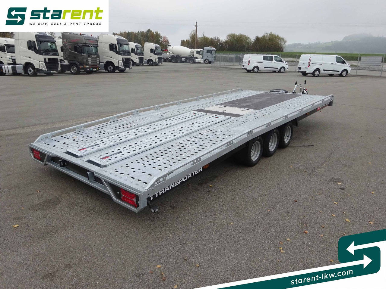 Brian James Trailers T-Transporter, Rampen, Kippbar - Piekabe autovedējs: foto 5 Brian James Trailers T-Transporter, Rampen, Kippbar - Piekabe autovedējs: foto 5