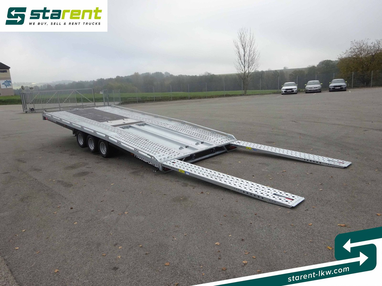 Piekabe autovedējs Brian James Trailers T-Transporter, Rampen, Kippbar: foto 15