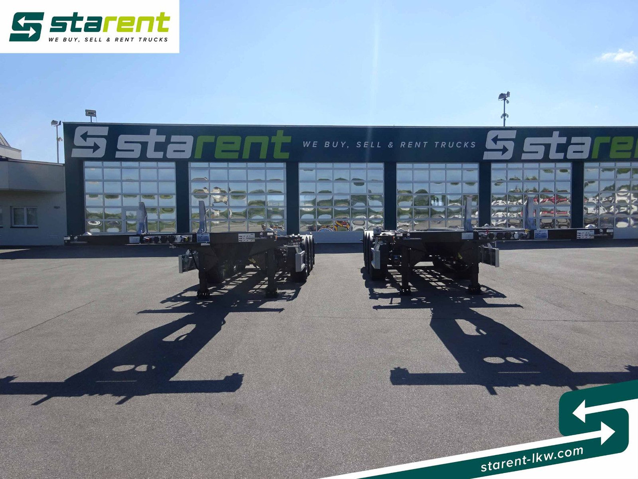 D-TEC Flexitrailer LS Containerchassis ADR, Liftachse - Puspiekabe noņemamā virsbūve/ Konteineru vedējs: foto 2 D-TEC Flexitrailer LS Containerchassis ADR, Liftachse - Puspiekabe noņemamā virsbūve/ Konteineru vedējs: foto 2