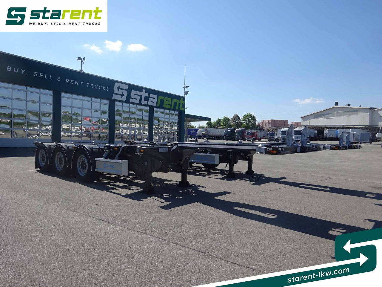 D-TEC Flexitrailer LS Containerchassis ADR, Liftachse - Puspiekabe noņemamā virsbūve/ Konteineru vedējs: foto 3 D-TEC Flexitrailer LS Containerchassis ADR, Liftachse - Puspiekabe noņemamā virsbūve/ Konteineru vedējs: foto 3