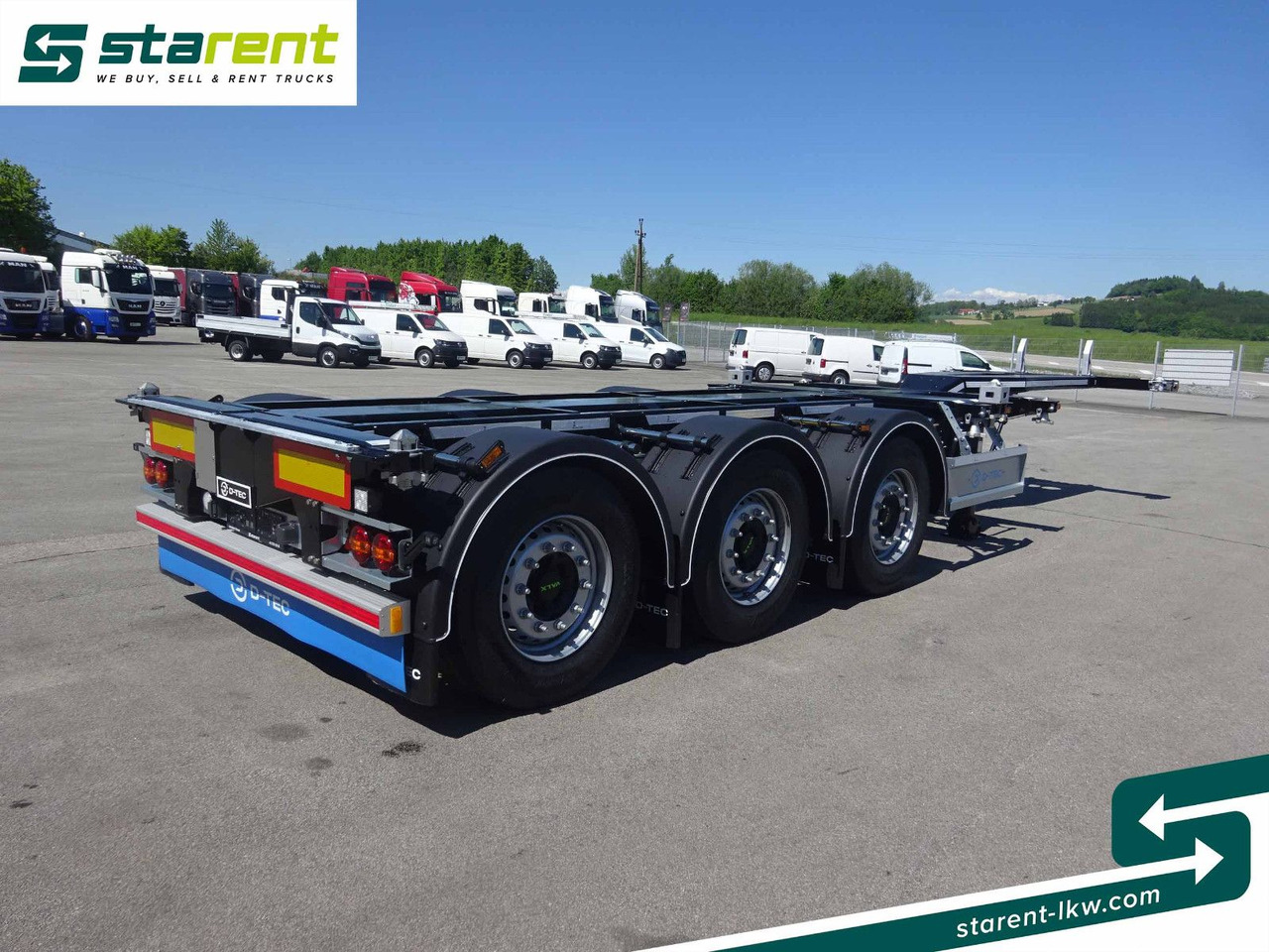 D-TEC Flexitrailer LS Containerchassis ADR, Liftachse - Puspiekabe noņemamā virsbūve/ Konteineru vedējs: foto 5 D-TEC Flexitrailer LS Containerchassis ADR, Liftachse - Puspiekabe noņemamā virsbūve/ Konteineru vedējs: foto 5