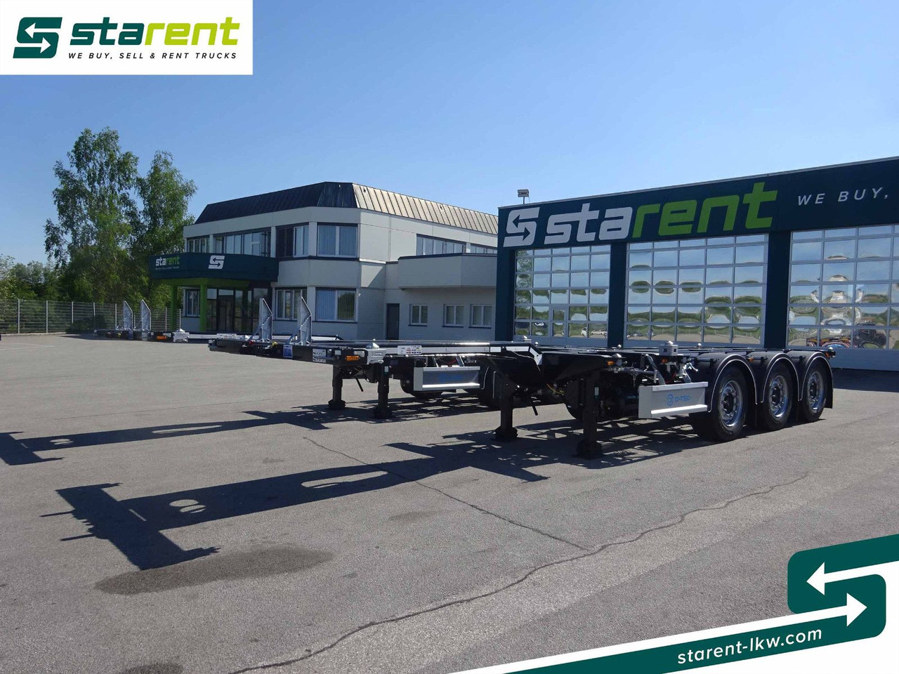 D-TEC Flexitrailer LS Containerchassis ADR, Liftachse - Puspiekabe noņemamā virsbūve/ Konteineru vedējs: foto 1 D-TEC Flexitrailer LS Containerchassis ADR, Liftachse - Puspiekabe noņemamā virsbūve/ Konteineru vedējs: foto 1
