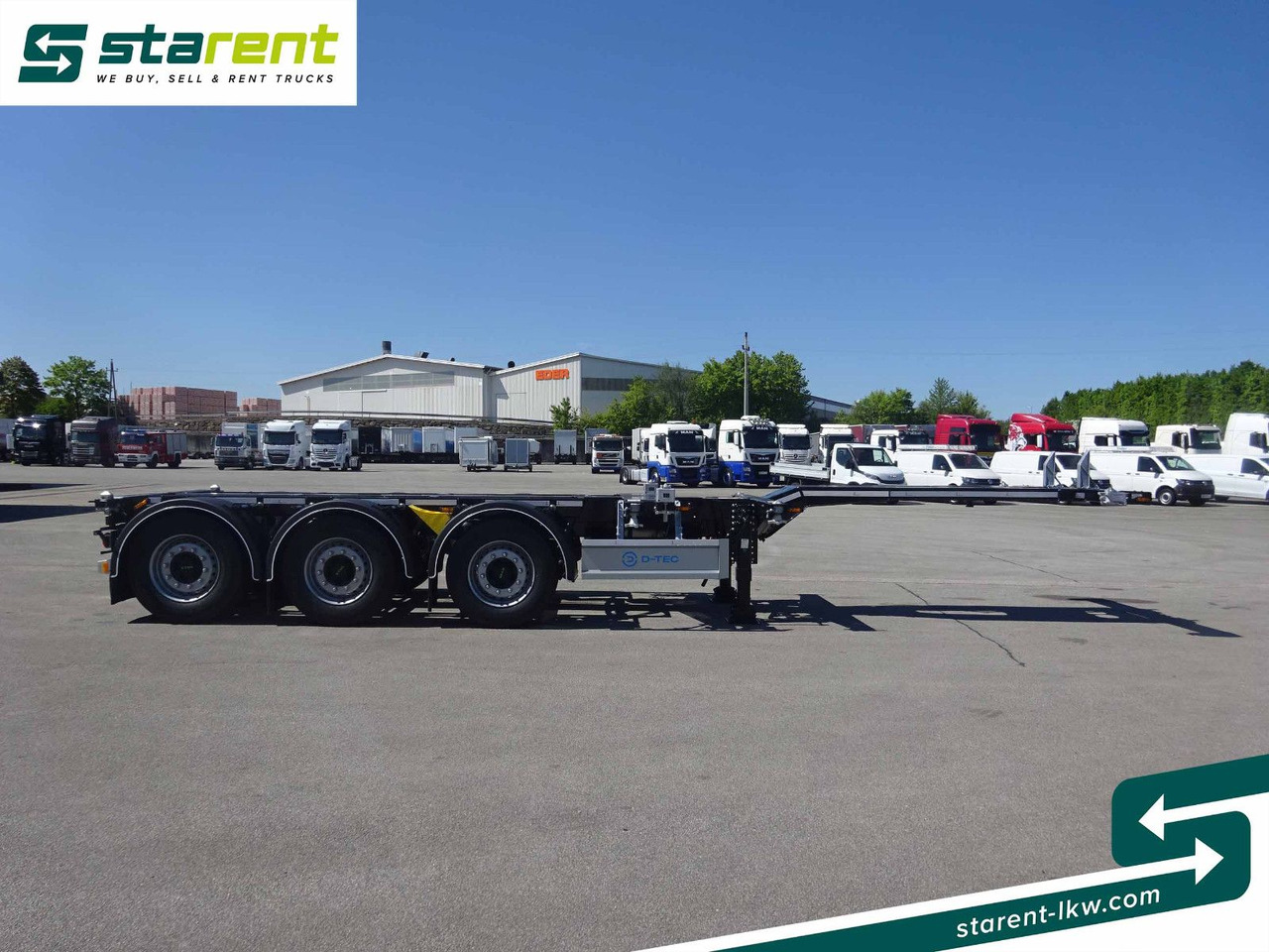 D-TEC Flexitrailer LS Containerchassis ADR, Liftachse - Puspiekabe noņemamā virsbūve/ Konteineru vedējs: foto 4 D-TEC Flexitrailer LS Containerchassis ADR, Liftachse - Puspiekabe noņemamā virsbūve/ Konteineru vedējs: foto 4