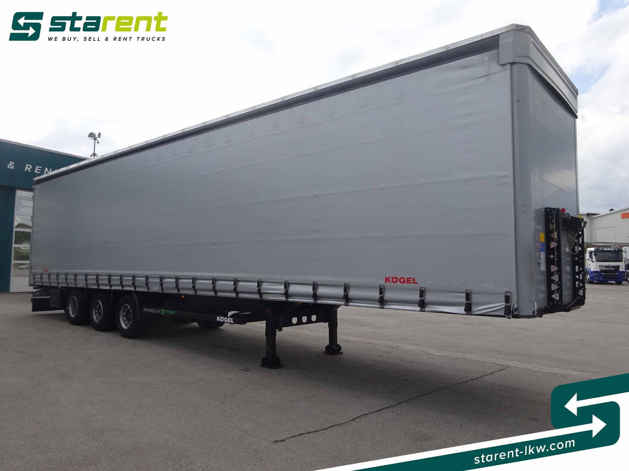 Kögel Mega Tautliner, Hubdach, Liftachse, DC 9.5 Zert. - Tenta puspiekabe: foto 3 Kögel Mega Tautliner, Hubdach, Liftachse, DC 9.5 Zert. - Tenta puspiekabe: foto 3