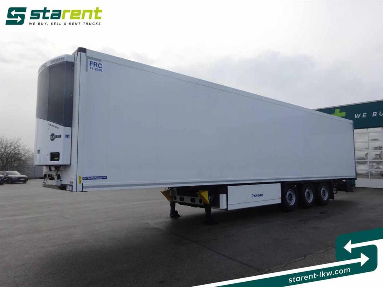 Krone Thermo King SLXi300 Doppelstock Blumenbreit Lift-A - Puspiekabe refrižerators: foto 1 Krone Thermo King SLXi300 Doppelstock Blumenbreit Lift-A - Puspiekabe refrižerators: foto 1