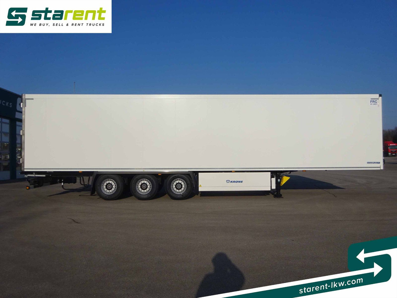 Krone Thermotrailer Carrier Vector 1550, Zurrleisten - Puspiekabe refrižerators: foto 4 Krone Thermotrailer Carrier Vector 1550, Zurrleisten - Puspiekabe refrižerators: foto 4