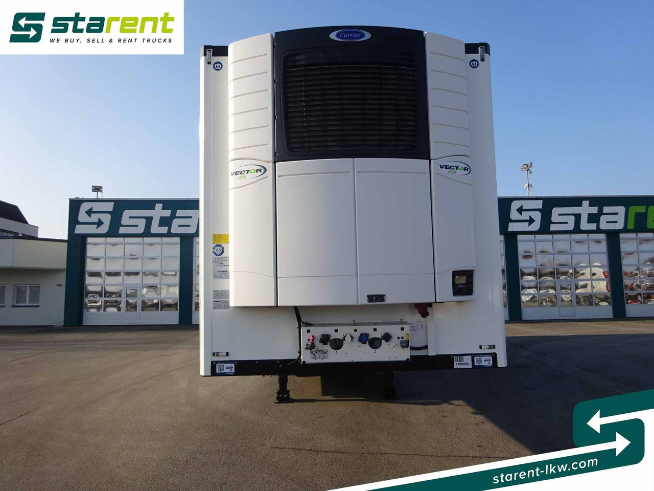Krone Thermotrailer Carrier Vector 1550, Zurrleisten - Puspiekabe slēgtā virsbūve: foto 2 Krone Thermotrailer Carrier Vector 1550, Zurrleisten - Puspiekabe slēgtā virsbūve: foto 2