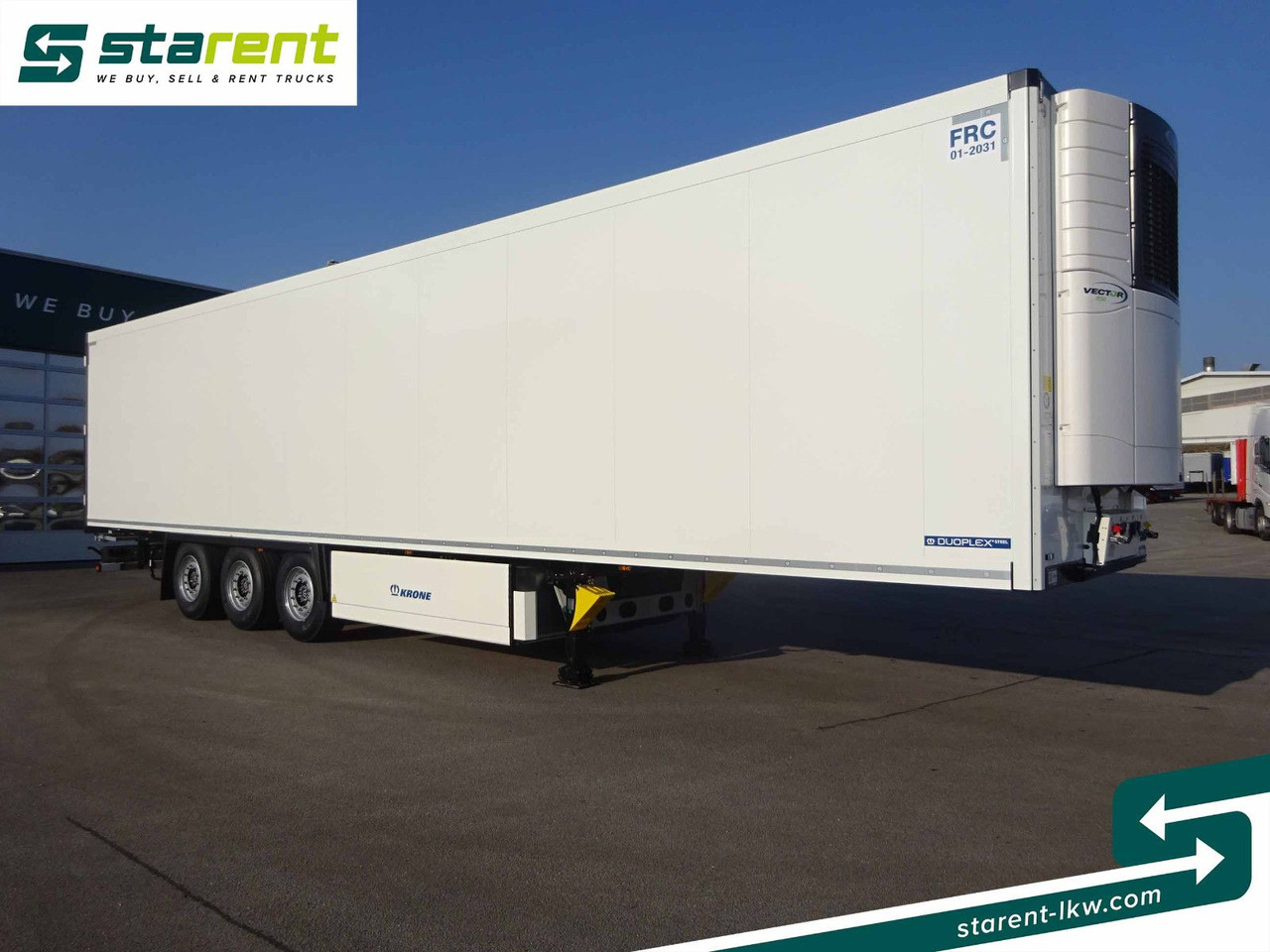 Krone Thermotrailer Carrier Vector 1550, Zurrleisten - Puspiekabe slēgtā virsbūve: foto 3 Krone Thermotrailer Carrier Vector 1550, Zurrleisten - Puspiekabe slēgtā virsbūve: foto 3