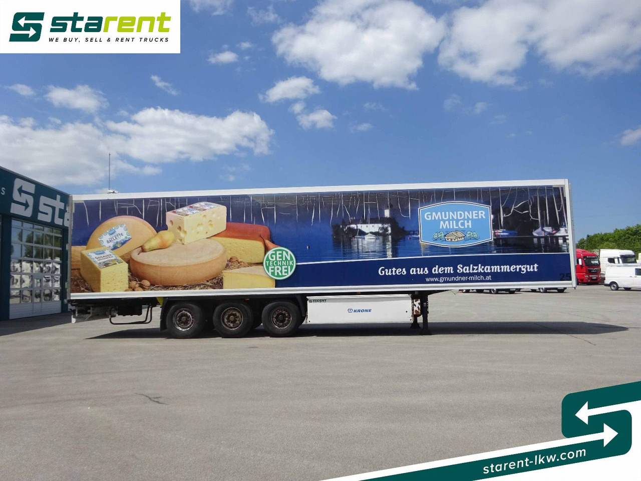 Krone Thermotrailer, Carrier Vector 1950 MT°, 3 Zonen - Puspiekabe slēgtā virsbūve: foto 4 Krone Thermotrailer, Carrier Vector 1950 MT°, 3 Zonen - Puspiekabe slēgtā virsbūve: foto 4