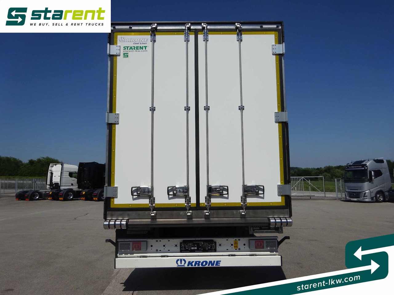 Puspiekabe refrižerators Krone Tiefkühler Carrier Vector 1550, Liftachse: foto 6