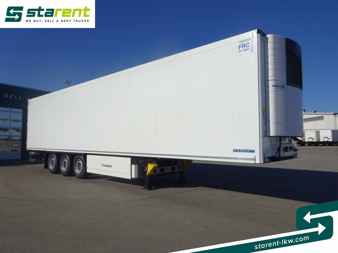 Krone Tiefkühler Carrier Vector 1550, Liftachse - Puspiekabe slēgtā virsbūve: foto 3 Krone Tiefkühler Carrier Vector 1550, Liftachse - Puspiekabe slēgtā virsbūve: foto 3
