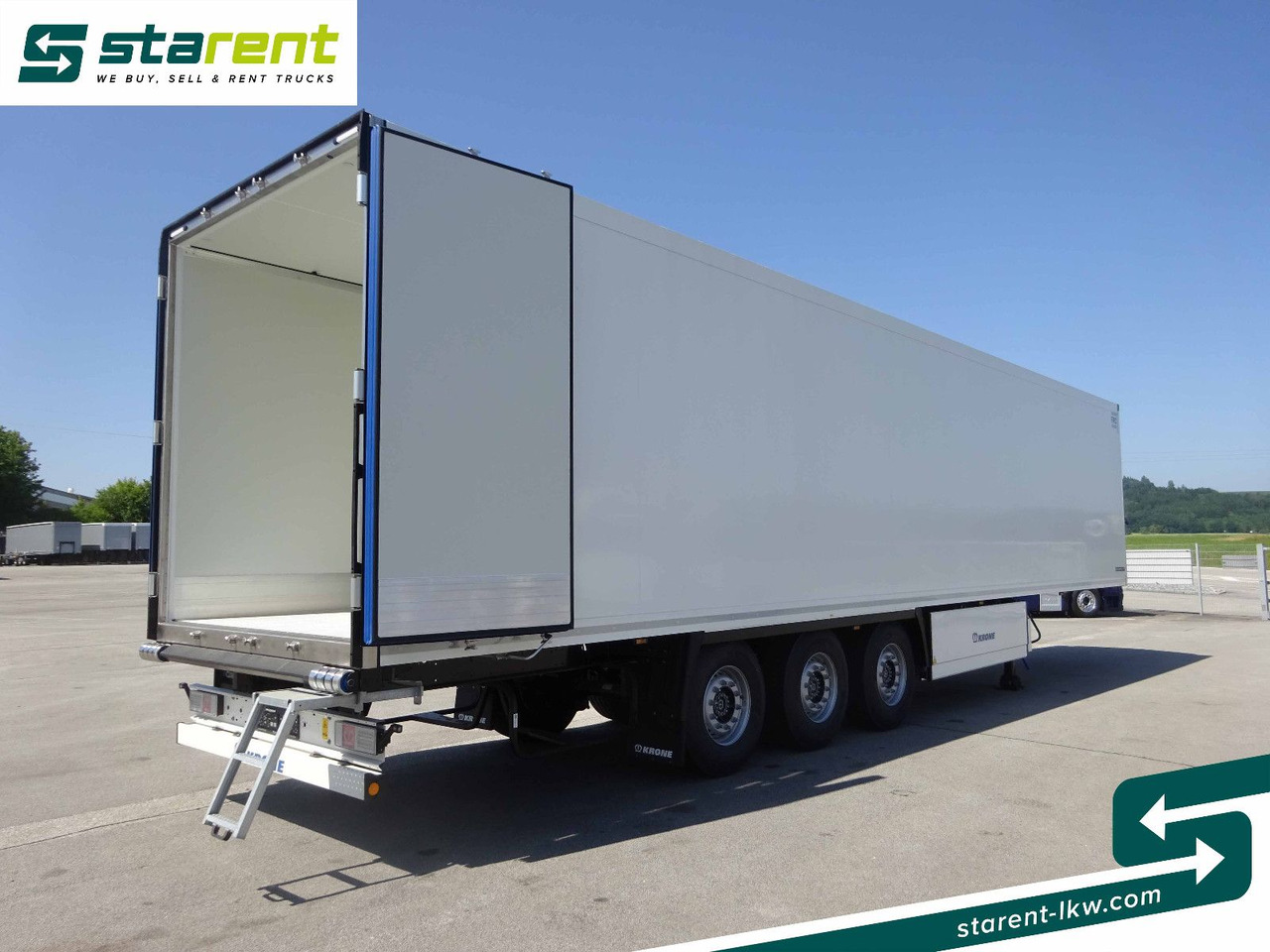 Puspiekabe refrižerators Krone Tiefkühler Carrier Vector 1550, Liftachse: foto 10