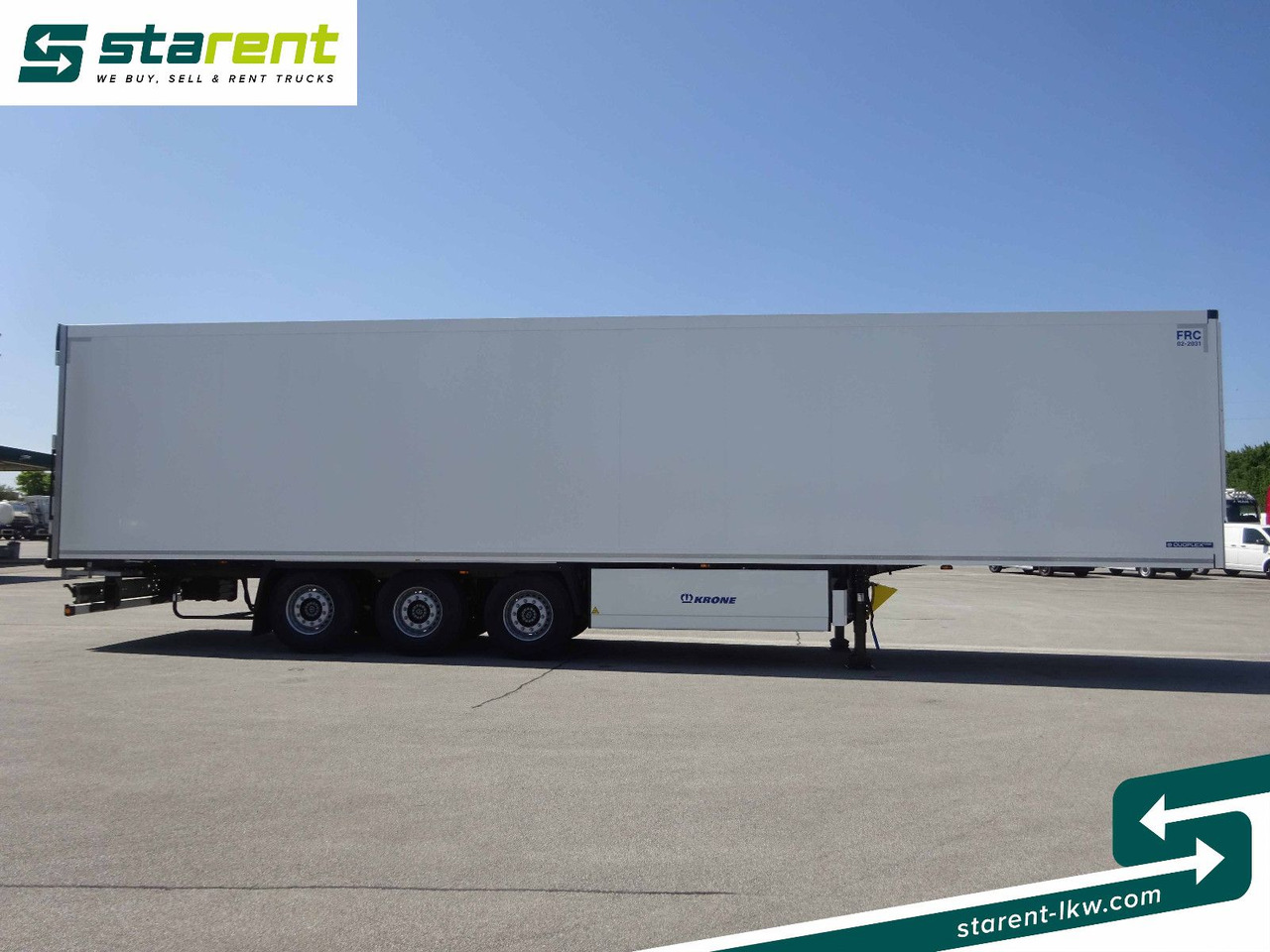 Krone Tiefkühler Carrier Vector 1550, Liftachse - Puspiekabe slēgtā virsbūve: foto 4 Krone Tiefkühler Carrier Vector 1550, Liftachse - Puspiekabe slēgtā virsbūve: foto 4
